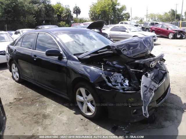 4T1BK3EK2BU130352 - 2011 TOYOTA CAMRY SE/LE/XLE BLACK photo 1