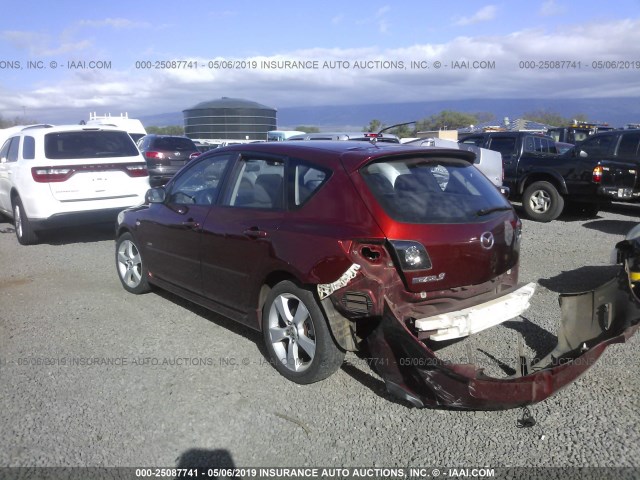 JM1BK143861465013 - 2006 MAZDA 3 HATCHBACK RED photo 3