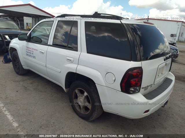 1GNDS13S362186894 - 2006 CHEVROLET TRAILBLAZER LS/LT WHITE photo 3