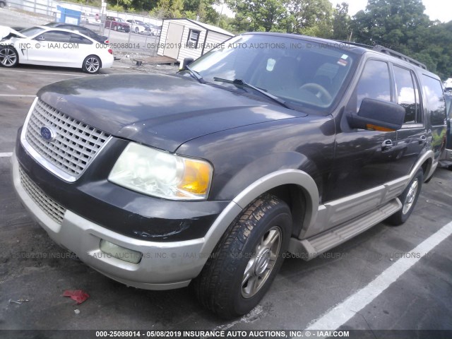 1FMFU18525LA61341 - 2005 FORD EXPEDITION EDDIE BAUER BLACK photo 2