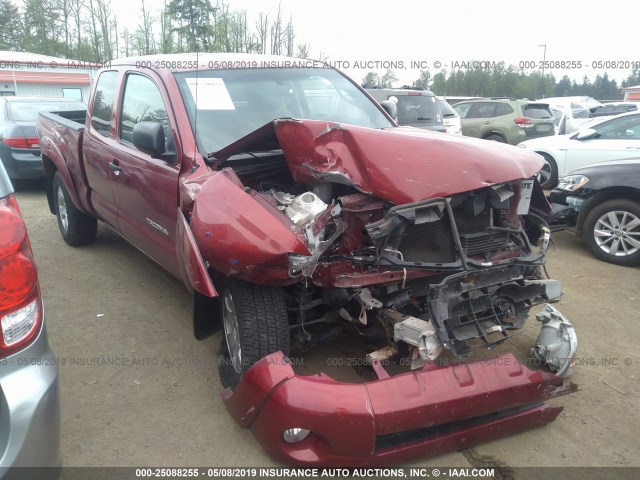 5TEUU42NX5Z068707 - 2005 TOYOTA TACOMA ACCESS CAB წითელი ფოტო 1