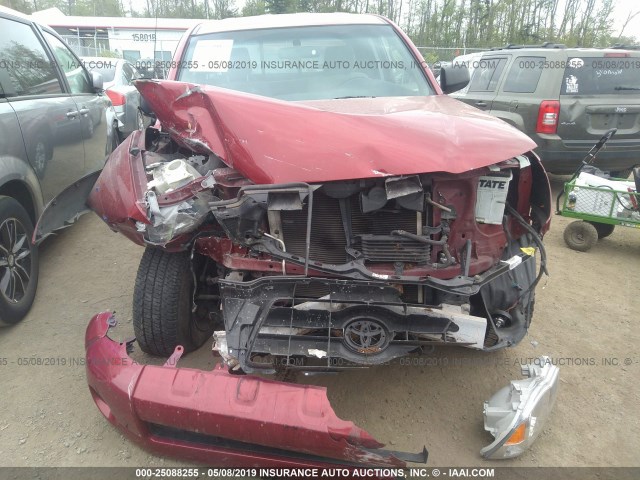 5TEUU42NX5Z068707 - 2005 TOYOTA TACOMA ACCESS CAB წითელი ფოტო 6