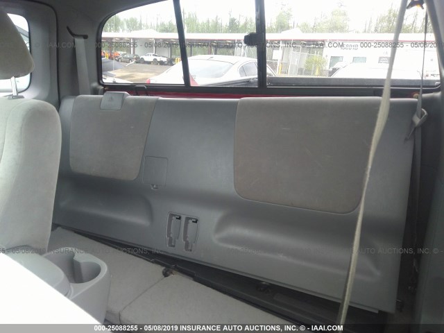 5TEUU42NX5Z068707 - 2005 TOYOTA TACOMA ACCESS CAB წითელი ფოტო 8