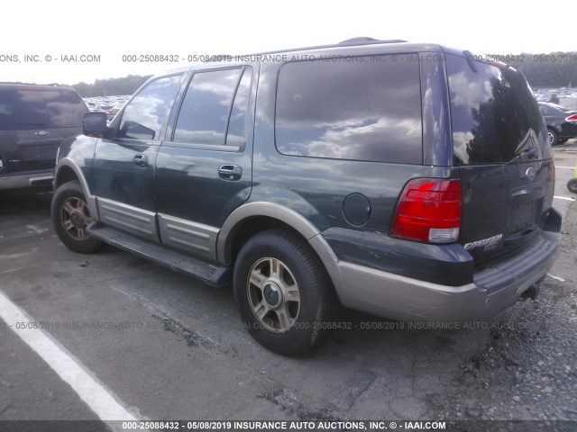 1FMEU17L63LA30800 - 2003 FORD EXPEDITION EDDIE BAUER GREEN photo 3