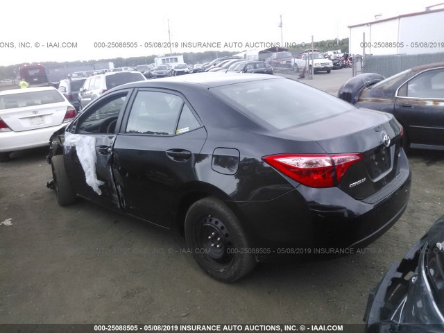 2T1BURHE9JC115804 - 2018 TOYOTA COROLLA L/LE/XLE/SE/XSE BLACK photo 3