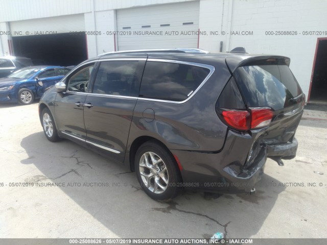 2C4RC1GG4KR574200 - 2019 CHRYSLER PACIFICA LIMITED GRAY photo 3