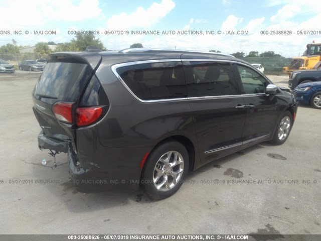 2C4RC1GG4KR574200 - 2019 CHRYSLER PACIFICA LIMITED GRAY photo 4