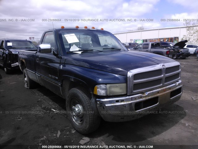 1B7KC26C0SS199636 - 1995 DODGE RAM 2500 BLUE photo 1