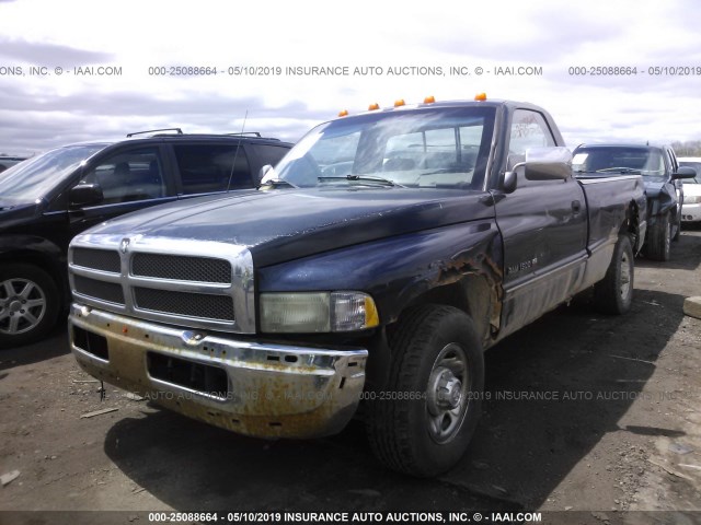 1B7KC26C0SS199636 - 1995 DODGE RAM 2500 BLUE photo 2