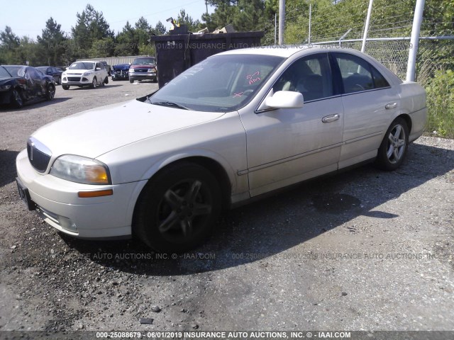 1LNHM87AX2Y669283 - 2002 LINCOLN LS BEIGE photo 2