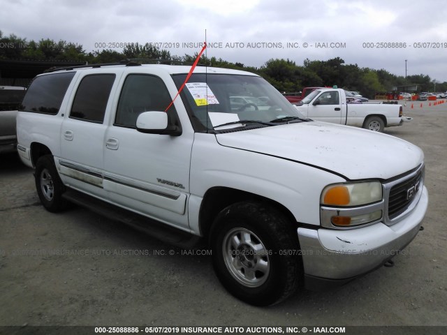 1GKEC16T01J257633 - 2001 GMC YUKON XL C1500 WHITE photo 1