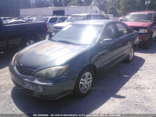 4T1BE32KX3U656886 - 2003 TOYOTA CAMRY LE/XLE/SE GREEN photo 2