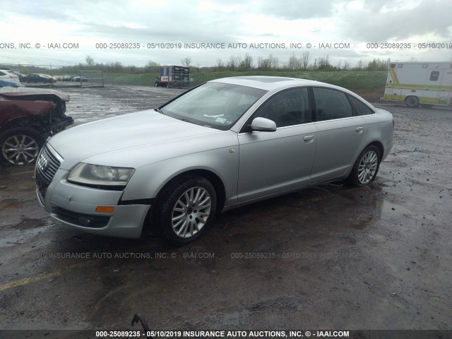 WAUDH74F77N030298 - 2007 AUDI A6 3.2 QUATTRO SILVER photo 2