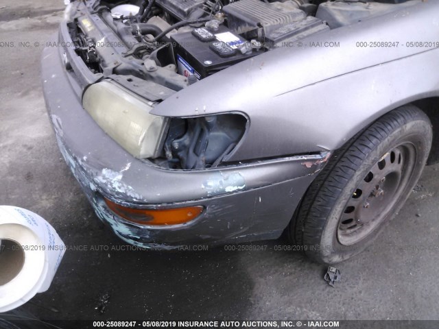 1NXBB02E8TZ432159 - 1996 TOYOTA COROLLA DX GRAY photo 6