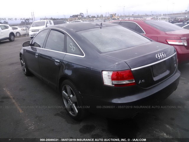 WAUDG74F95N100819 - 2005 AUDI A6 3.2 QUATTRO GRAY photo 3