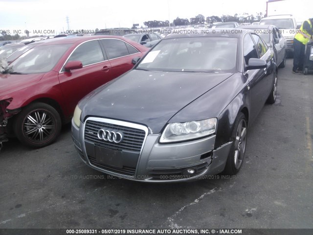 WAUDG74F95N100819 - 2005 AUDI A6 3.2 QUATTRO GRAY photo 6