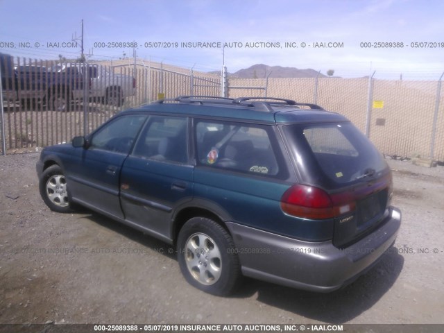 4S3BG6851X7635687 - 1999 SUBARU LEGACY OUTBACK/SSV/LIMITED/30TH GREEN photo 3