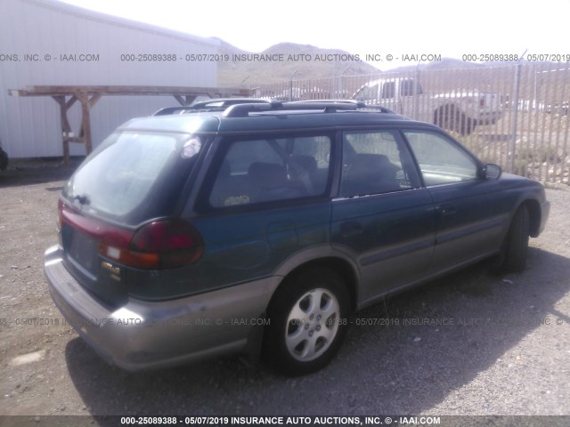 4S3BG6851X7635687 - 1999 SUBARU LEGACY OUTBACK/SSV/LIMITED/30TH GREEN photo 4