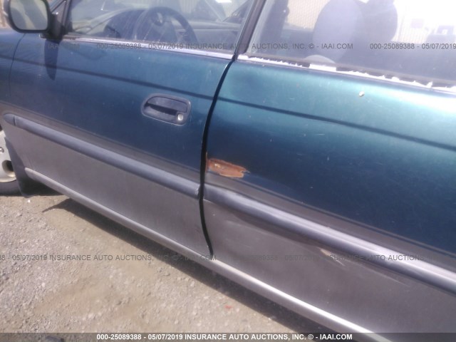 4S3BG6851X7635687 - 1999 SUBARU LEGACY OUTBACK/SSV/LIMITED/30TH GREEN photo 6