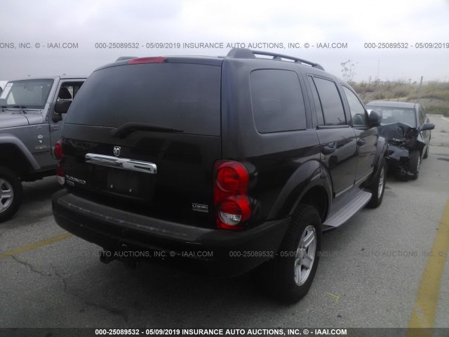 1D4HD58D34F184710 - 2004 DODGE DURANGO LIMITED BLACK photo 4