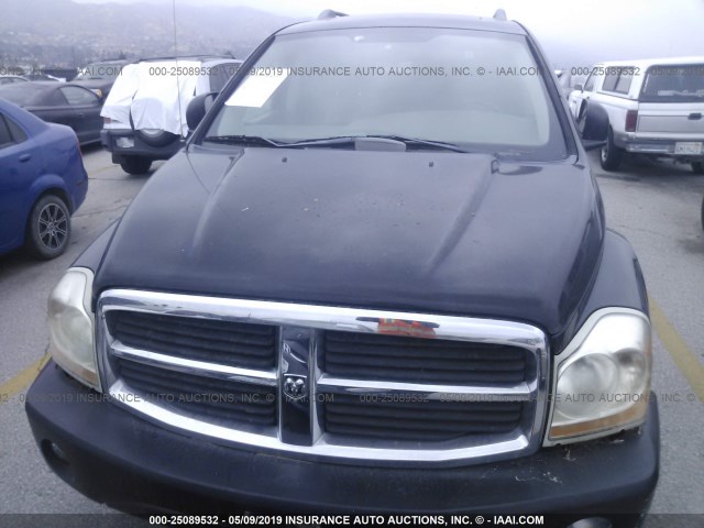 1D4HD58D34F184710 - 2004 DODGE DURANGO LIMITED BLACK photo 6