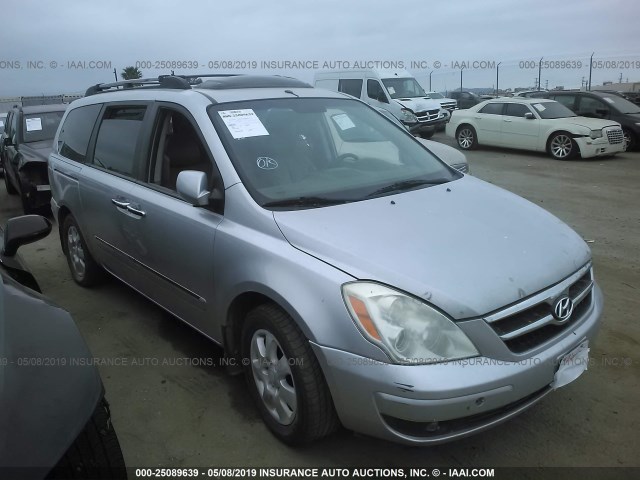 KNDMC233986044940 - 2008 HYUNDAI ENTOURAGE GLS/SE/LIMITED ვერცხლისფერი ფოტო 1