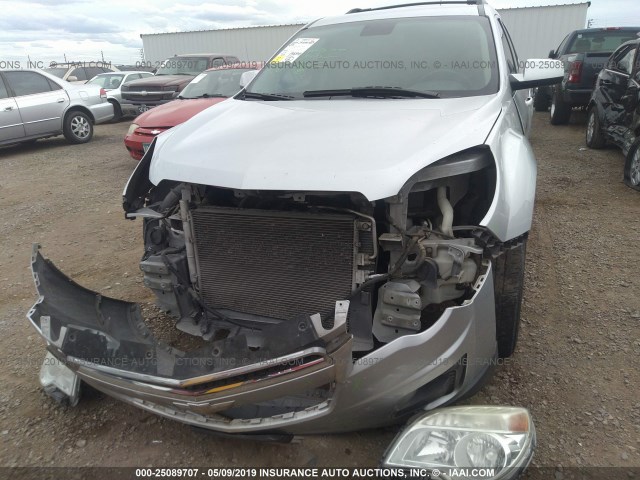 1GNALDEKXDZ103755 - 2013 CHEVROLET EQUINOX LT SILVER photo 6