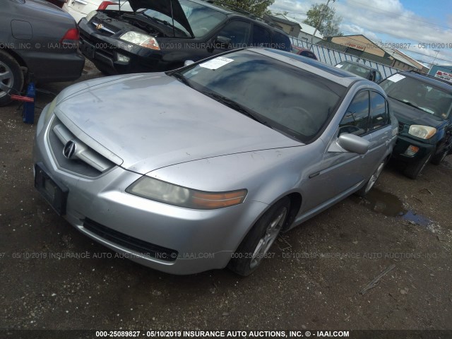 19UUA66206A010445 - 2006 ACURA 3.2TL SILVER photo 2