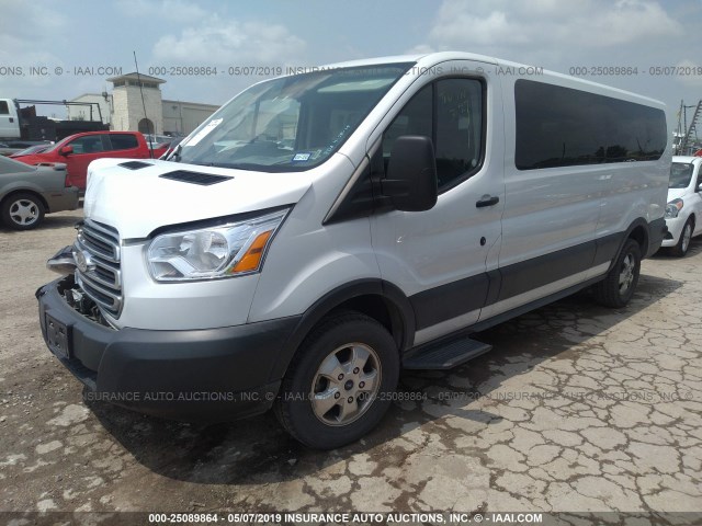 1FBZX2YM3JKB09391 - 2018 FORD TRANSIT T-350 WHITE photo 2