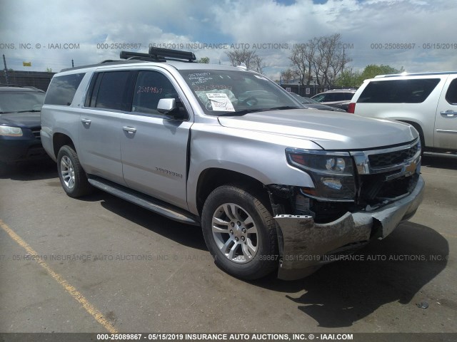 1GNSKHKC6JR275367 - 2018 CHEVROLET SUBURBAN K1500 LT SILVER photo 1