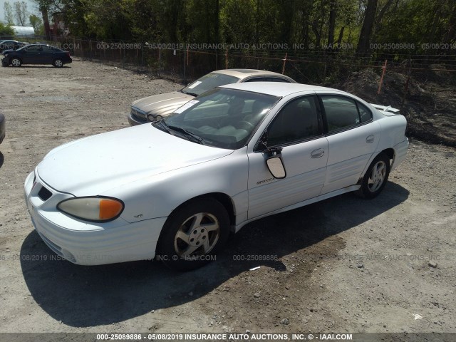 1G2NF52E2YM878855 - 2000 PONTIAC GRAND AM SE1 WHITE photo 2