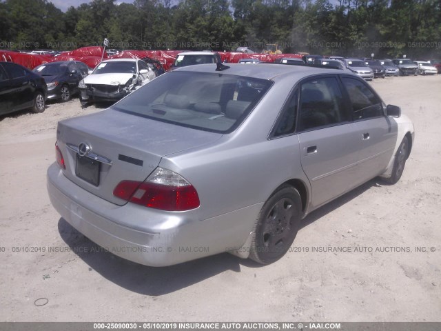 4T1BF28B34U386996 - 2004 TOYOTA AVALON XL/XLS SILVER photo 4