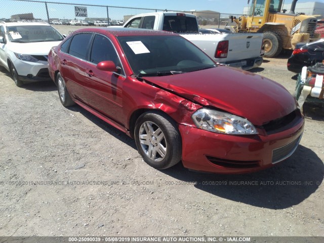 2G1WB5E37E1125926 - 2014 CHEVROLET IMPALA LIMITED LT RED photo 1