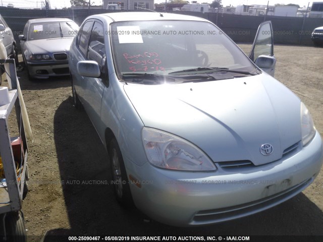 JT2BK12U420052803 - 2002 TOYOTA PRIUS BLUE photo 1