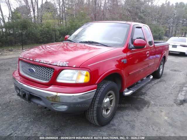 1FTRX18W63NB35640 - 2003 FORD F150 RED photo 2