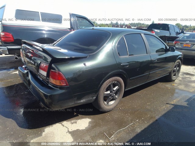 JN1CA21D7VT220459 - 1997 NISSAN MAXIMA GLE/GXE/SE GREEN photo 4