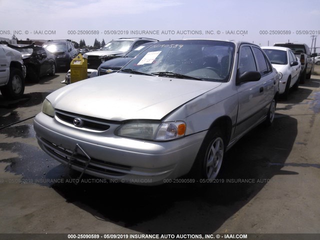 1NXBR12E4YZ331094 - 2000 TOYOTA COROLLA VE/CE/LE 银色 照片 2