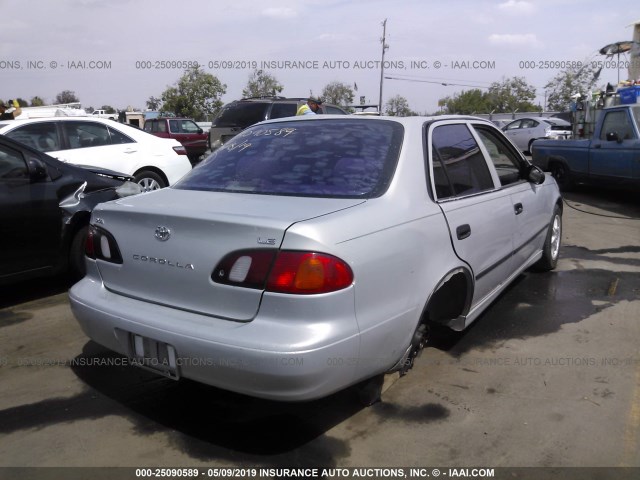 1NXBR12E4YZ331094 - 2000 TOYOTA COROLLA VE/CE/LE 银色 照片 4