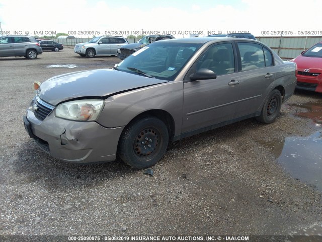 1G1ZS58F27F188978 - 2007 CHEVROLET MALIBU LS BEIGE photo 2