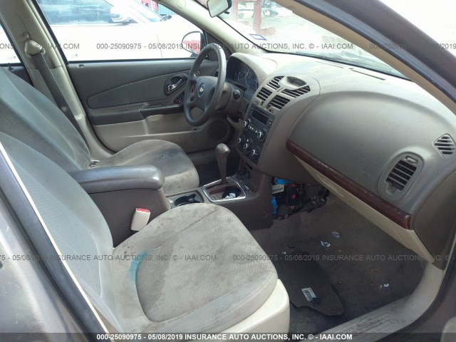 1G1ZS58F27F188978 - 2007 CHEVROLET MALIBU LS BEIGE photo 5