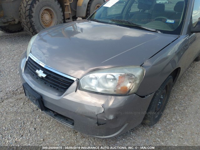 1G1ZS58F27F188978 - 2007 CHEVROLET MALIBU LS BEIGE photo 6