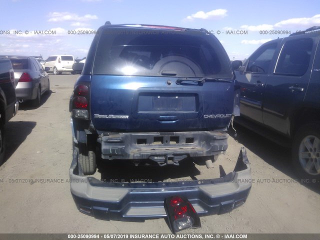 1GNDS13S342131830 - 2004 CHEVROLET TRAILBLAZER LS/LT BLUE photo 6