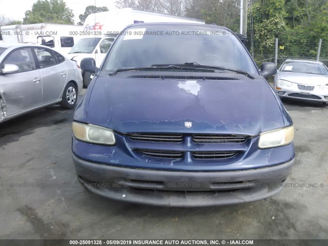 1B4GP44G8YB750879 - 2000 DODGE GRAND CARAVAN SE/SPORT Dark Blue photo 6