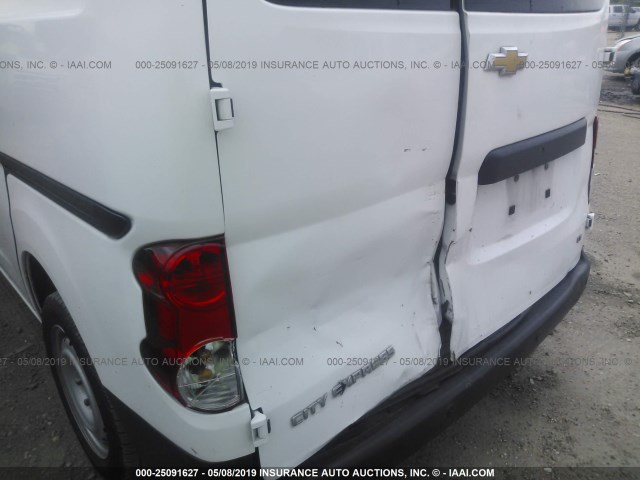 3N63M0ZN9HK699436 - 2017 CHEVROLET CITY EXPRESS LT WHITE photo 6