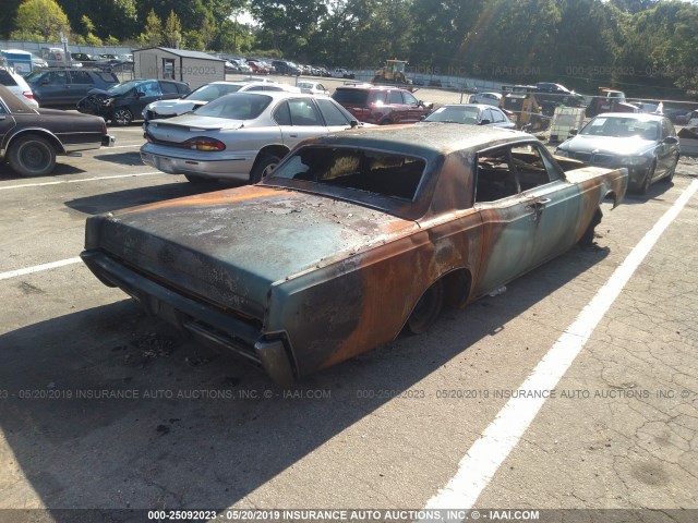 6Y82G429551 - 1966 LINCOLN CONTINENTAL  BLUE photo 4