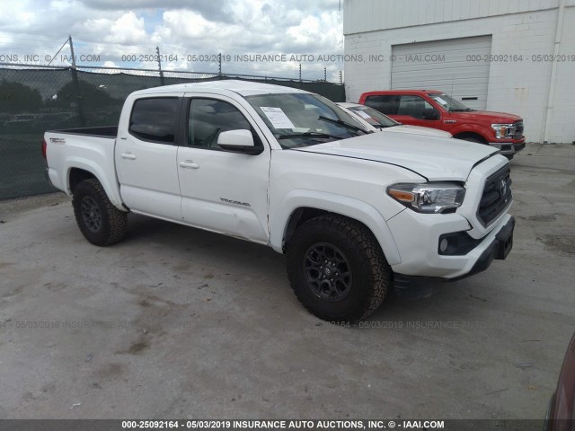 3TMCZ5AN1HM045872 - 2017 TOYOTA TACOMA DBL CAB/SR/TRDSPT/OR/PRO WHITE photo 1