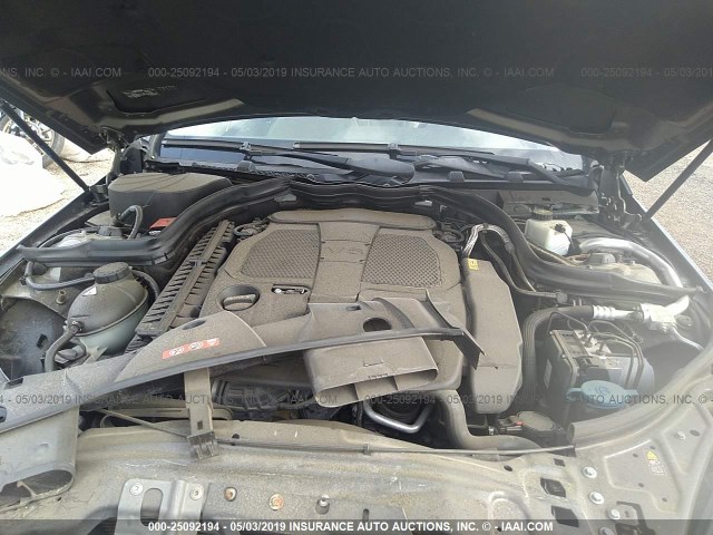 WDDKJ5KB4CF170614 - 2012 MERCEDES-BENZ E 350 GRAY photo 10