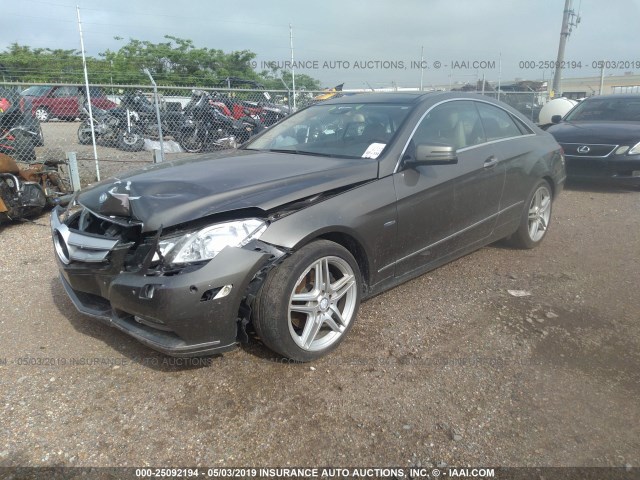 WDDKJ5KB4CF170614 - 2012 MERCEDES-BENZ E 350 GRAY photo 2