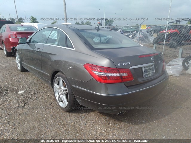 WDDKJ5KB4CF170614 - 2012 MERCEDES-BENZ E 350 GRAY photo 3