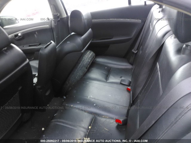 1G8ZV57748F152908 - 2008 SATURN AURA XR GRAY photo 8